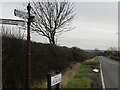 Road to Langar, with road sign