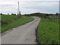 View south along the Black Causeway Road in Lagnagoppoge Townland