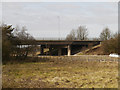 SJ5190 : Motorway Bridge (Jubits Lane) by David Dixon