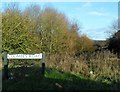 Coombes Road begins near Shoreham Airport