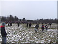 Royal Shrovetide in a field behind Park Avenue