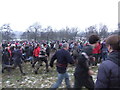 Royal Shrovetide leaving a field behind Park Avenue