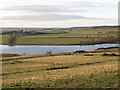 NZ0252 : Farmland and part of the Derwent Reservoir east of Cronkley by Mike Quinn