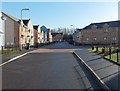 Recently-built houses in Orb Drive and St Andrew