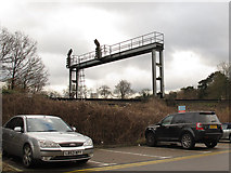 TQ3060 : Signal gantry south of Purley by Stephen Craven