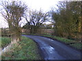 TM4262 : Church Road, Knodishall & footpath by Geographer