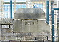 Boys Gatepost to St Mary