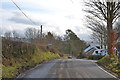 Junction with the Llwyn y Groes road