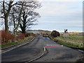 Looking along the B6349, Belford