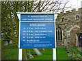 St Mary Magdalene, Dunton, Nameboard