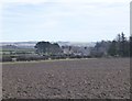 Ploughed arable field