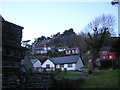 Llanbadarn Fawr: Pen-y-Fron Road from the churchyard