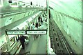 TQ3183 : Angel station island platforms, 1992 by Christopher Hilton