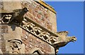 TQ8713 : Gargoyles on Pett church by Julian P Guffogg