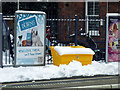 Harpenden railway station in the snow