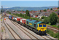 Freight Train passing East Usk