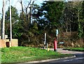 Pillar box on A25 west of Reigate