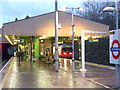 District Line train arriving at Southfields Station