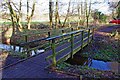 Footbridge in Spennells Valley Nature Reserve, Kidderminster