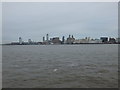 SJ3389 : Liverpool skyline from Mersey Ferry by Richard Hoare