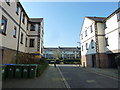 Looking west-southwest along Court Road towards Mayfair Gardens