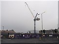 Construction site of Premier Inn, Canterbury