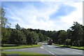 Bus approaching the village, Baslow Road, Calver