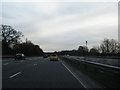 M6 southbound at Tithe Barn Lane bridge