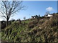 Houses on Yellow Road viewed from the Ballyvally Road