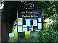 The Parish Church of Chalfont St Giles, Noticeboard