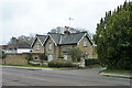 Lodge at end of Old Hall Drive