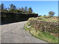 Bends on the upland section of Carrick Road