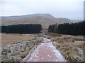 SN9919 : View down the path to Pont ar Daf below the Beacons by Jeremy Bolwell
