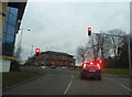 The Met Office Roundabout on the A329, Bracknell