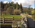 Approaching Chagford Bridge