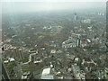 Looking southwards from the top of The Shard