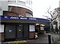 TQ2683 : Frontage, St John's Wood Underground Station, Finchley Road NW8 by Robin Sones