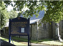 SK2474 : All Saints Church, Curbar Hill, Curbar - 1 by Terry Robinson