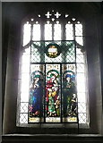 SP3725 : Window in Church Enstone church by Graham Horn