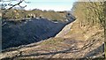 Cutting by Twentywell Lane at north entrance to Bradway Tunnel