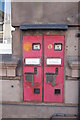 50p stamp book machines outside the old post office, Wem