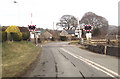 SN9597 : Level crossing at Carno by John Firth