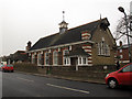 St Barnabas church hall, Mitcham: front