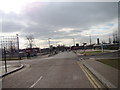 View towards Edmund Halley Way from the path leading to the O2