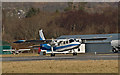 NM9035 : G-HEBO departs from Oban airport by The Carlisle Kid