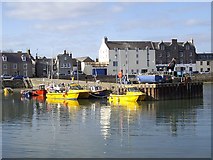 NO8785 : Fishing vessels in the inner basin at Stonehaven by Stanley Howe