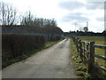 Track to Railway View Farm