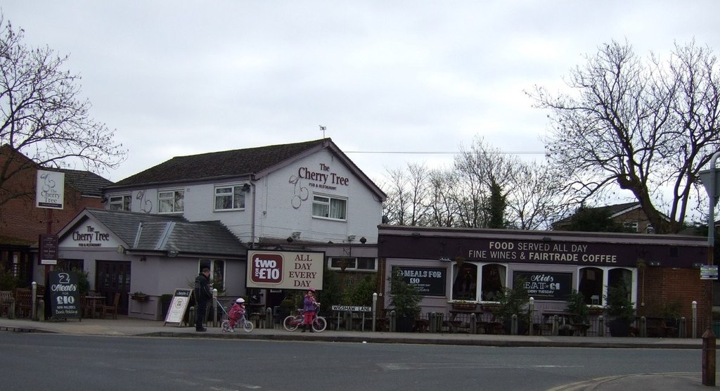 The Cherry Tree Pub Culcheth JThomas Geograph Britain And Ireland