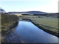 View downstream from bridge over River Coquet