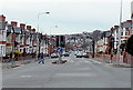 Gladstone Road west of Ty-newydd Road, Barry